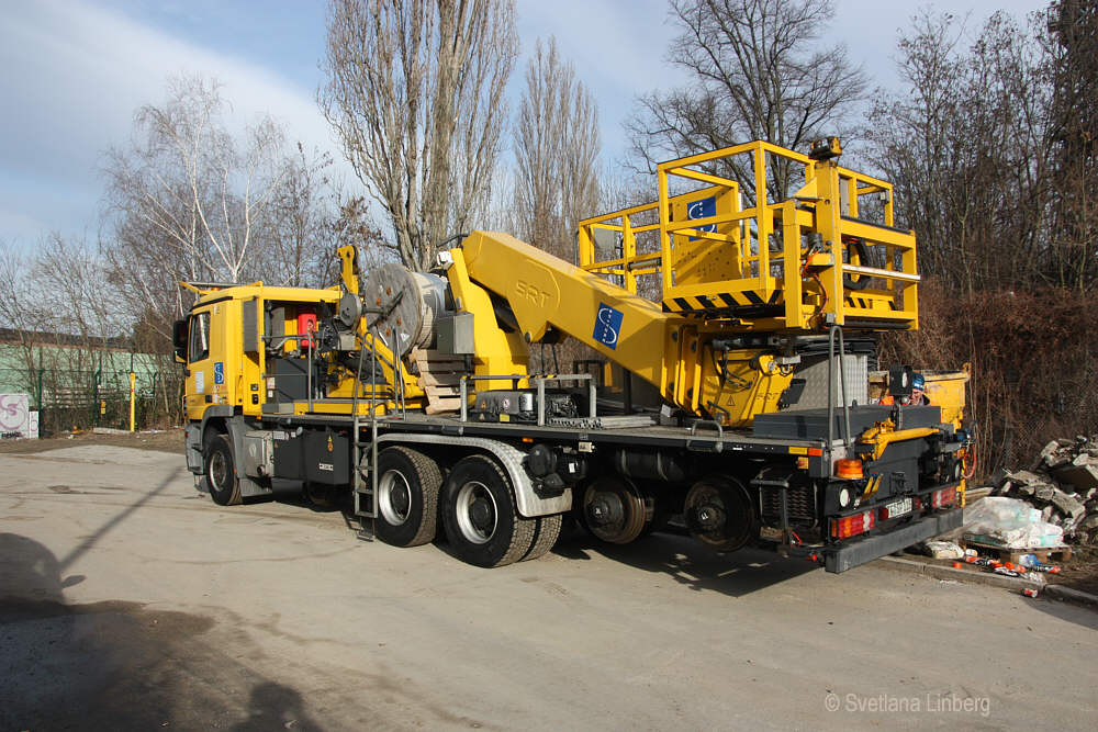 Zweiwege-Lkw, Berlin, 24.02.2025, Foto Svetlana Linberg
