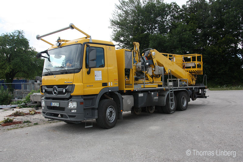 Zweiwege-Lkw, Freilassing, 26.07.2015, Fotograf Thomas Linberg