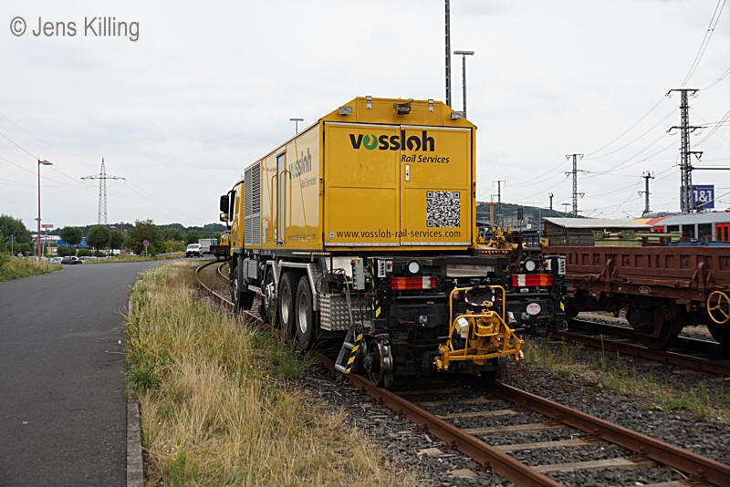 Zweiwege-Lkw, Montabaur, 23.07.2015, Fotograf Jens Killing