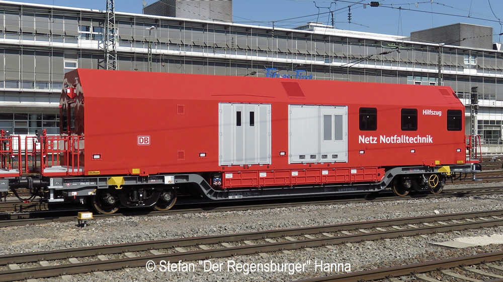 Bild des Hilfszugwagens 99 80 9 370 041-2, Fotograf Stefan Hanna, Regensburg